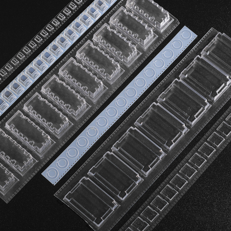 ABS Plastic Carrier Tape Reel For IC Resistor Capacitor Fuse Transformer