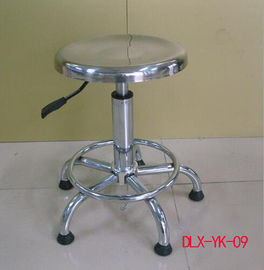 Laboratory Durable Anti Static Chair Stainless Steel Stool SGS Certification