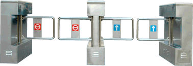 Vertical Type Pedestrian Turnstile Gate Swing Stainless Steel For Indoor