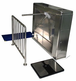 Indoor Automatic Systems Turnstiles Waist Height Turnstiles For Gym / Airport