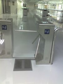 Stainless Steel Speed Gate Turnstile ESD Protect Area Gate With DC Electric Motor