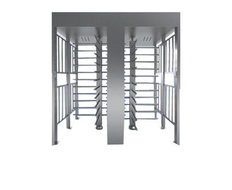 Anti Climbing Full Height Turnstile Gate Led Display For Military Places