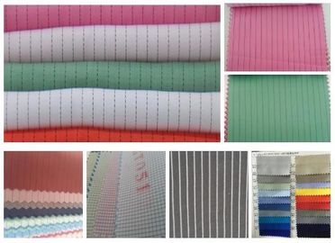 Anti Static ESD Fabric Twill 98 Polyester 2% Conductive Fiber For Work Wear