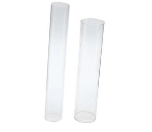 Plastic Cylinder ESD Tube PC Transparent Big Clear Plastic Test Round Packaging Tube