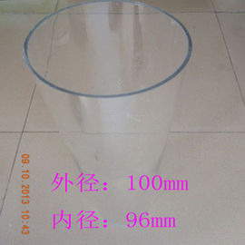 Transparent Plastic ESD Tube PET PETG Candy Tube With Caps CMYK Print