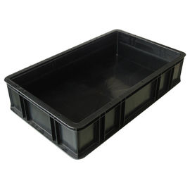 Black ESD Safe Containers Esd Boxes Plastic Anti Static Bins For Indsutrial