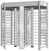 Electronic Turnstile Full Height Double Turn Style Gate For Research Institutes