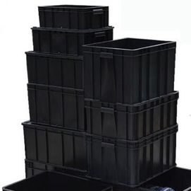 Safe Component Esd Plastic Bins Durable Stackable Anti Static Container