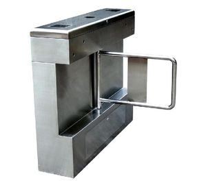 Vertical Type Pedestrian Turnstile Gate Swing Stainless Steel For Indoor