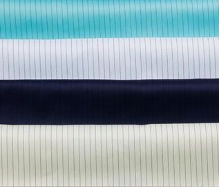 Functional ESD Fabric Dust Proof 99% Plyester 1% Conductive Fabric Stripe 5mm