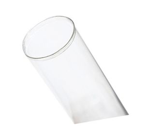 Plastic Cylinder ESD Tube PC Transparent Big Clear Plastic Test Round Packaging Tube