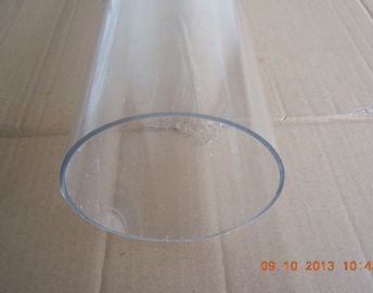 Transparent Plastic ESD Tube PET PETG Candy Tube With Caps CMYK Print