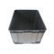 Electronic Black ESD Safe Containers , Heatproof ESD Safe Plastic Boxes